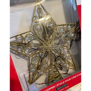 Gold Star Tree Topper